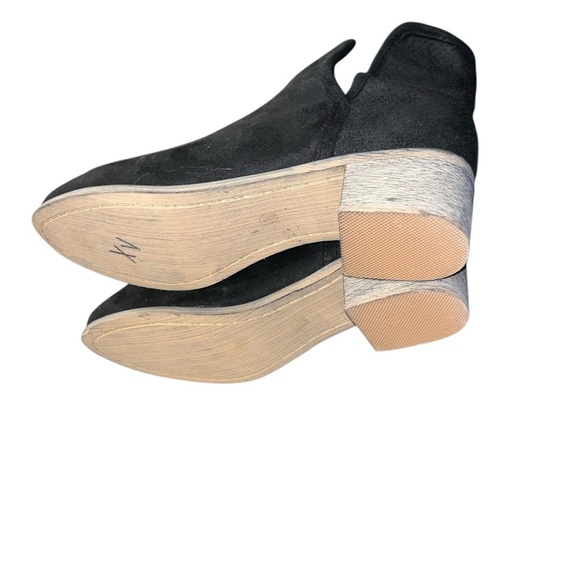 Seven 7 soho black suede booties ankle boots 9 like new seven7 - Picture 6 of 6